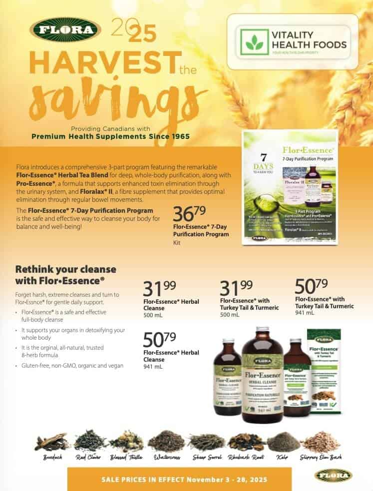 VHF Flora 1 ★ Vitality Health Foods